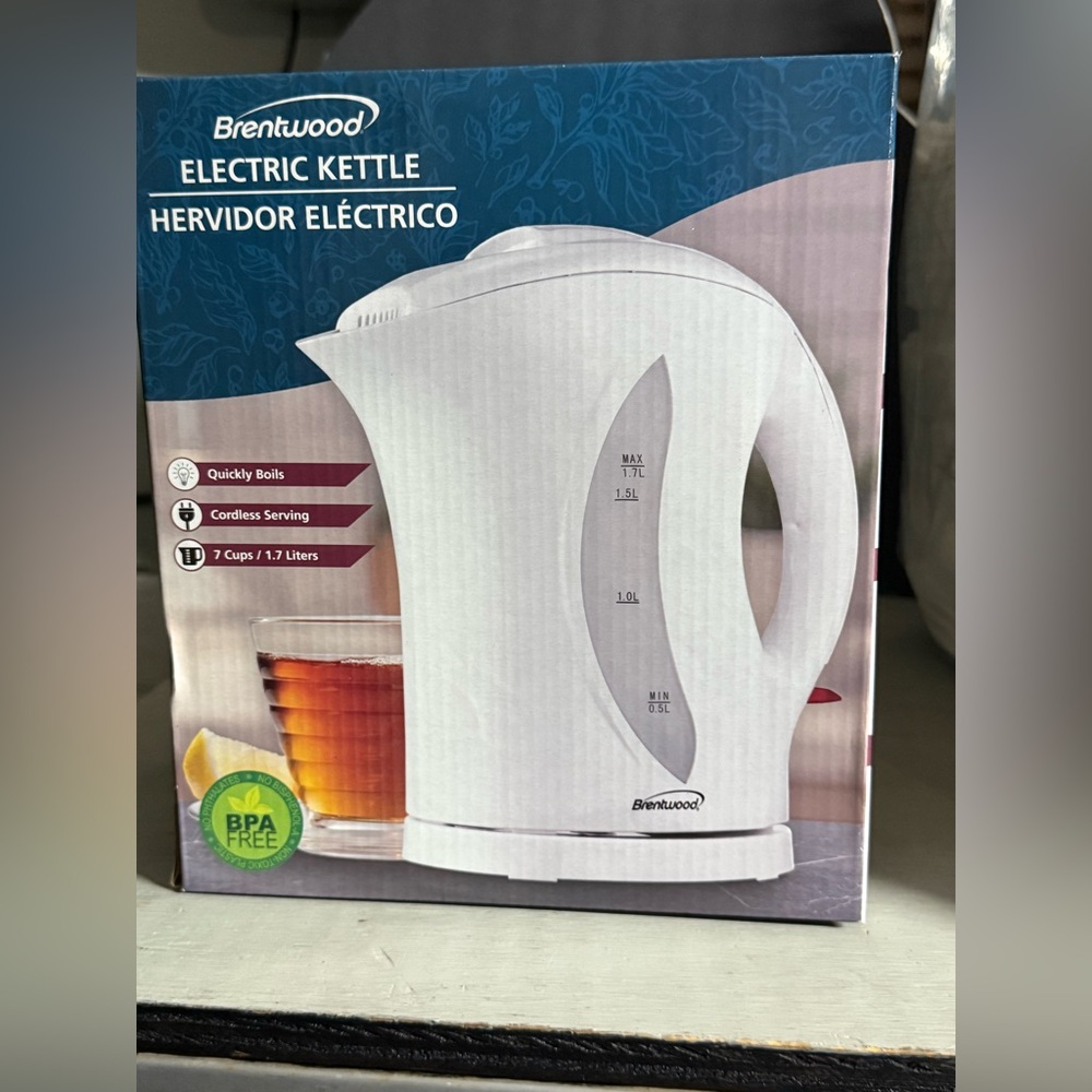 White Electric Kettle